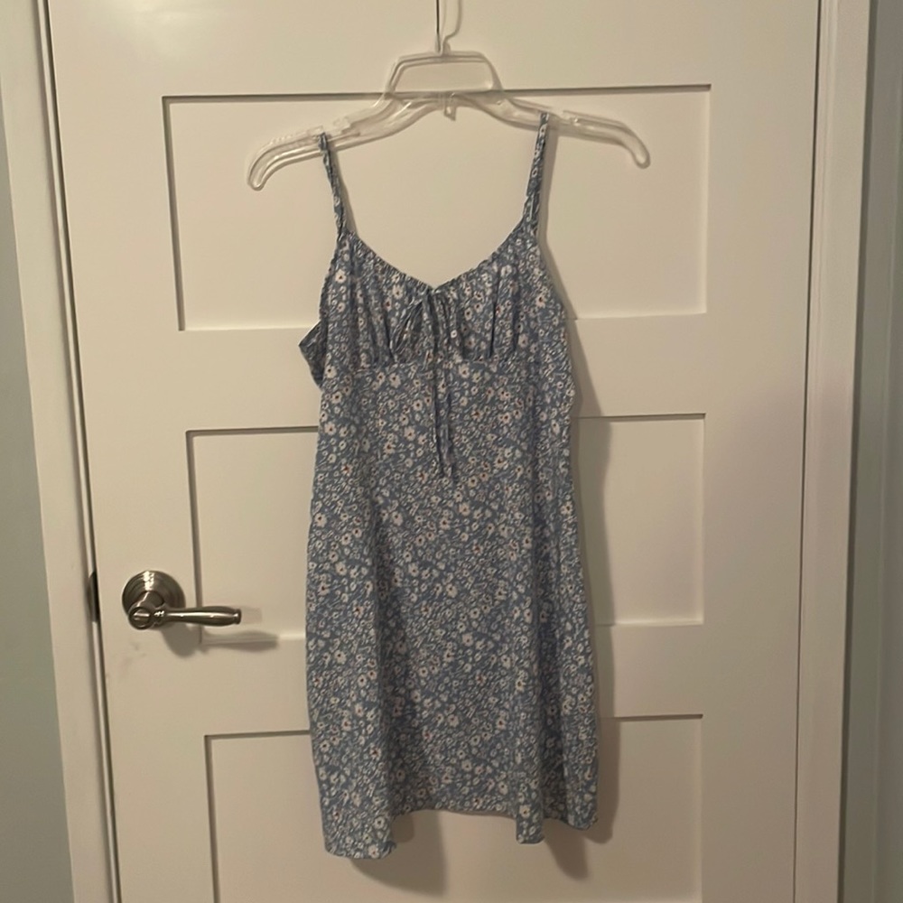 Blue floral dress!